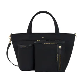 ANYA HINDMARCH LABELLED COLLECTION Multi Pocket Mini Tote Bag - Black