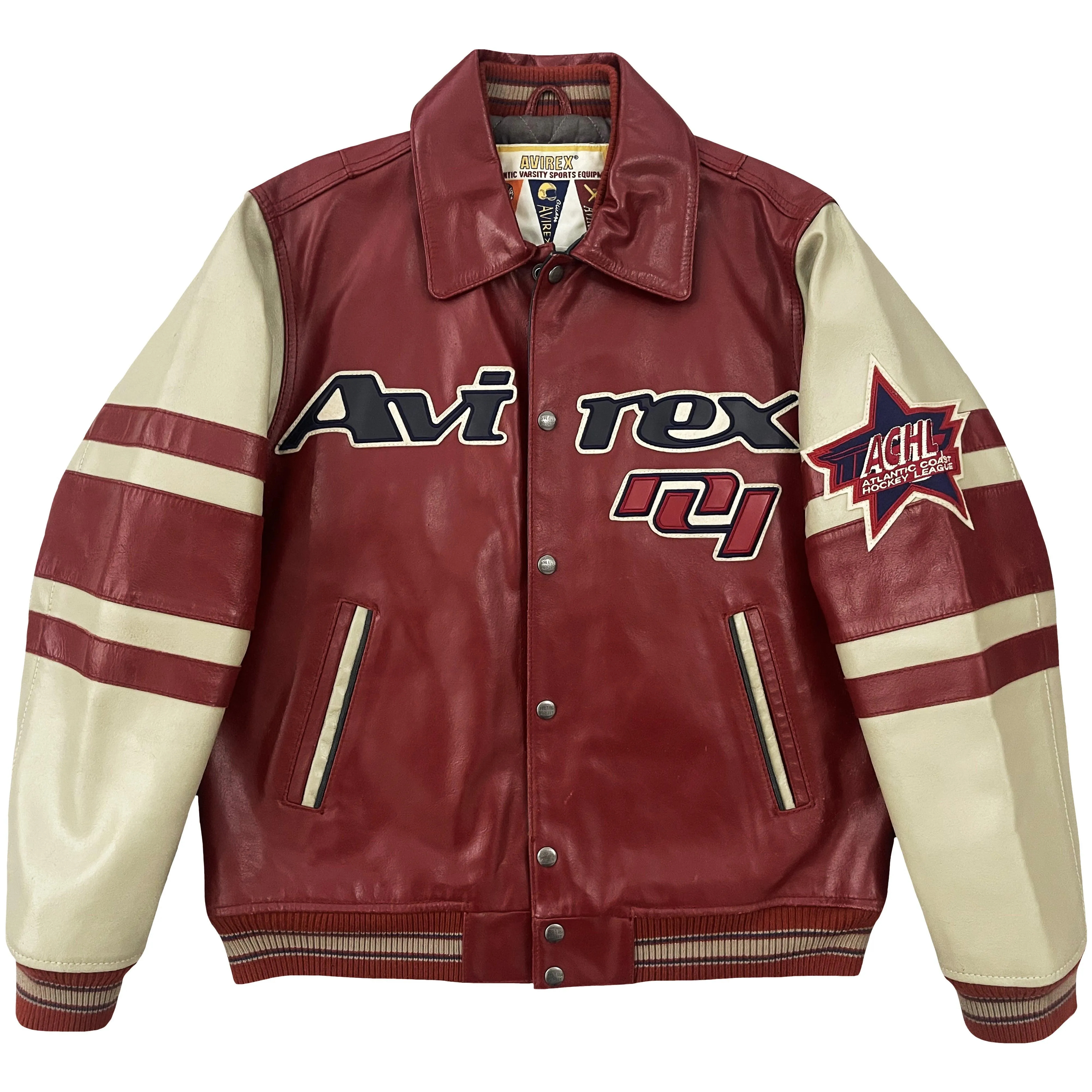 Avirex Leather Varsity Jacket