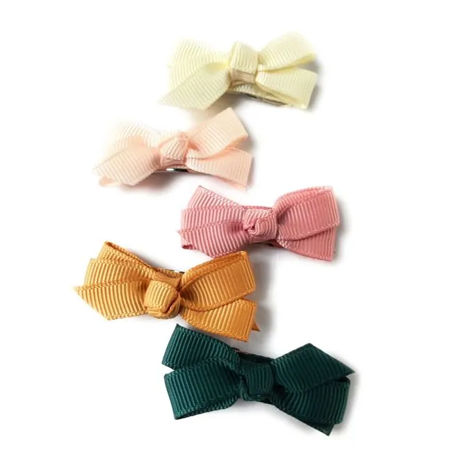 Baby Wisp Chelsea Bow Small Snap 5pk Enchanted