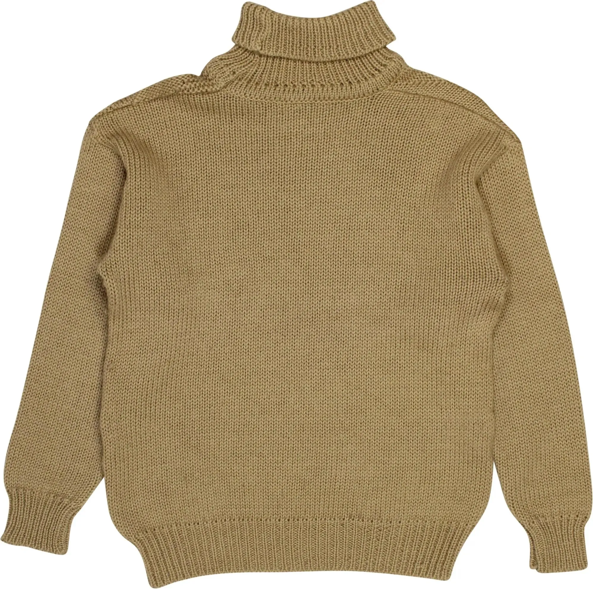 Beige Turtleneck Jumper | ThriftTale