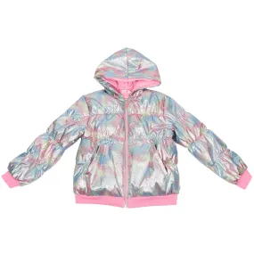 BILLIEBLUSH MULTICOLOURED KIDS GIRLS PADDED JACKET 10 YEARS