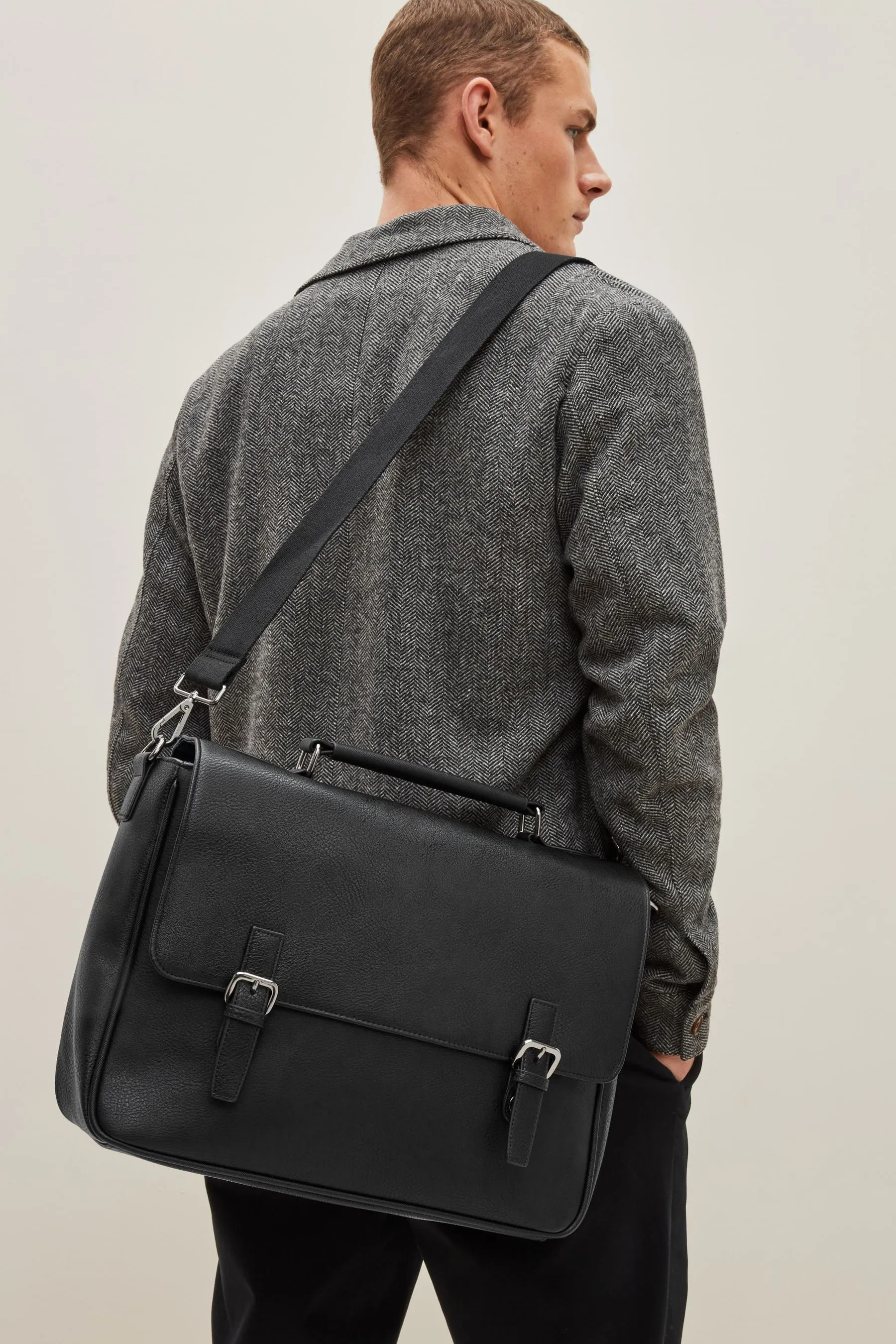 Black Briefcase Messenger