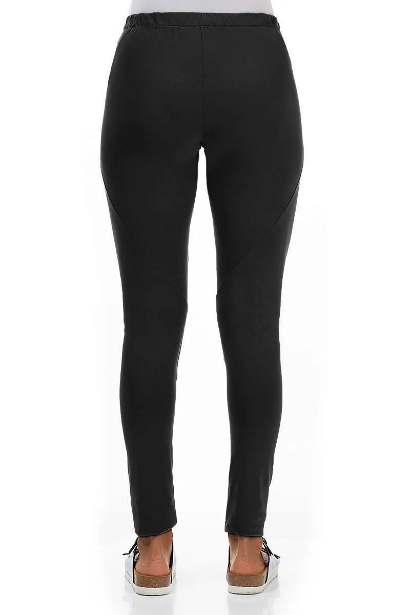 Black Cotton Leggings