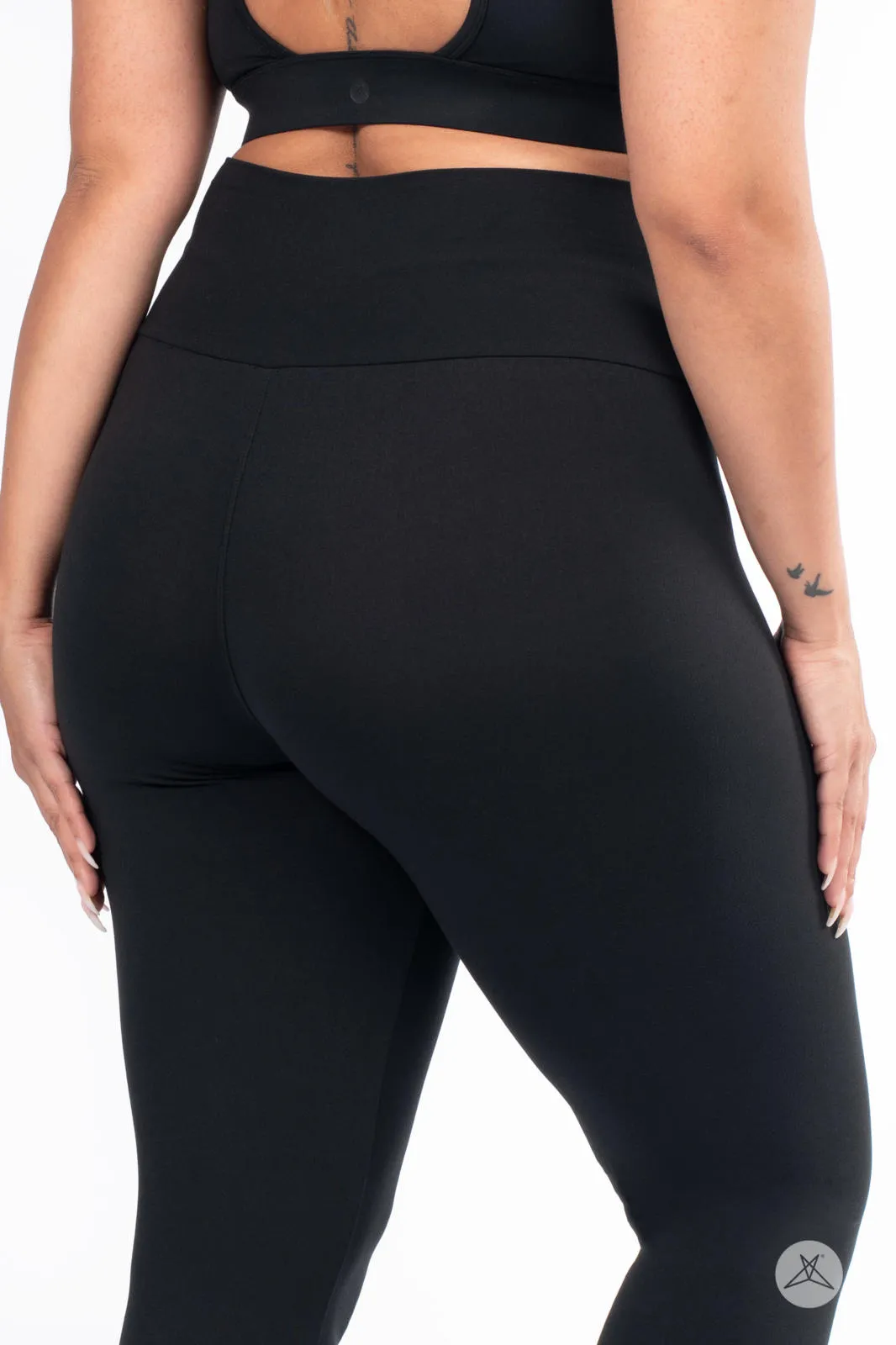 Black High-Waisted Leggings