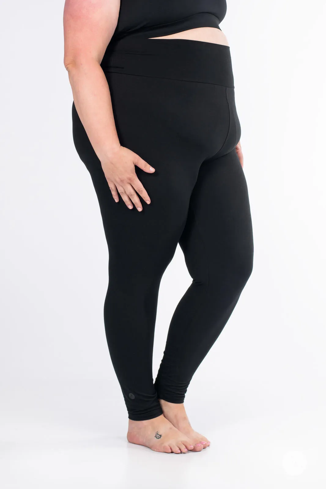 Black High-Waisted Leggings