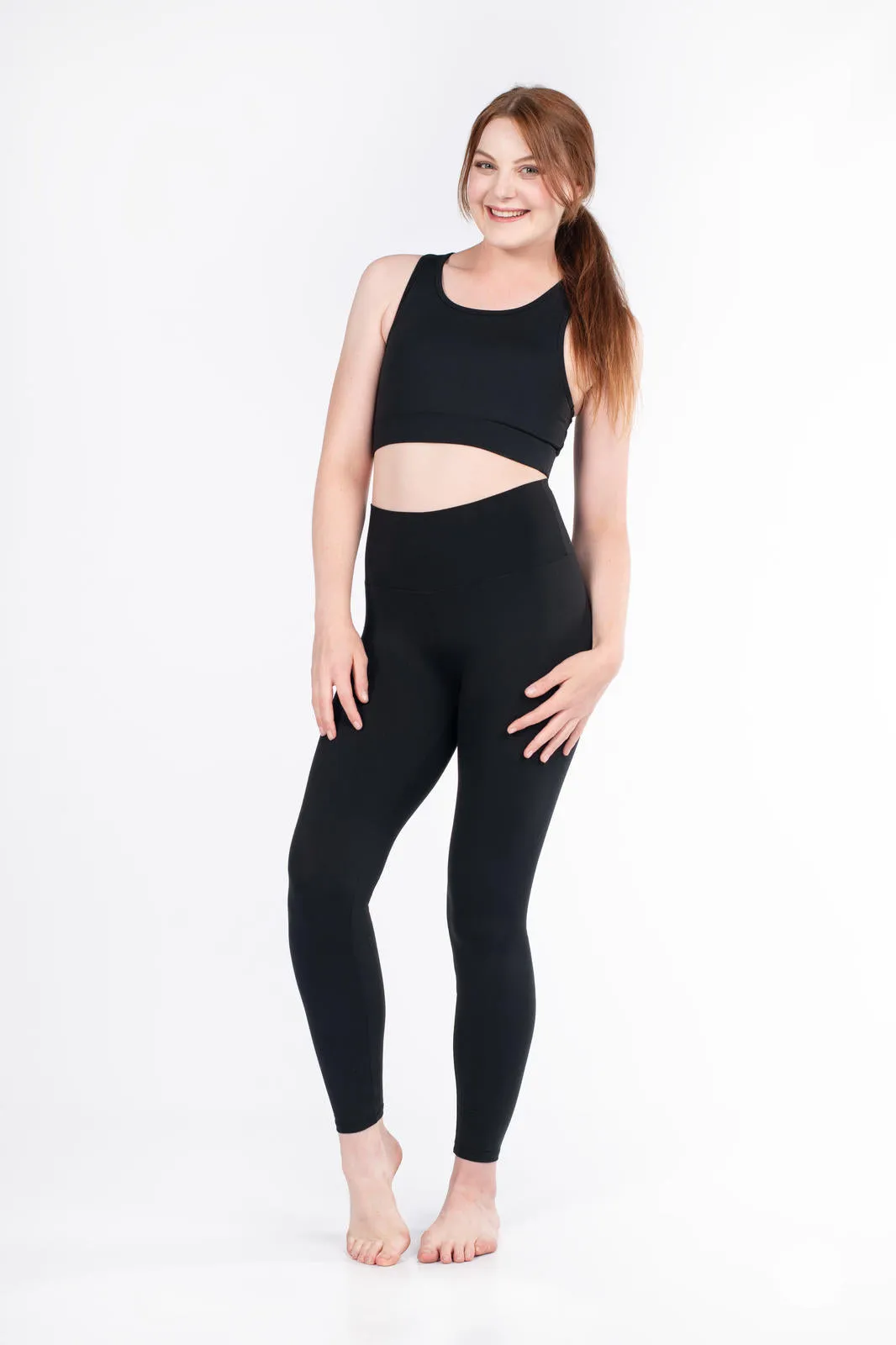 Black High-Waisted Leggings