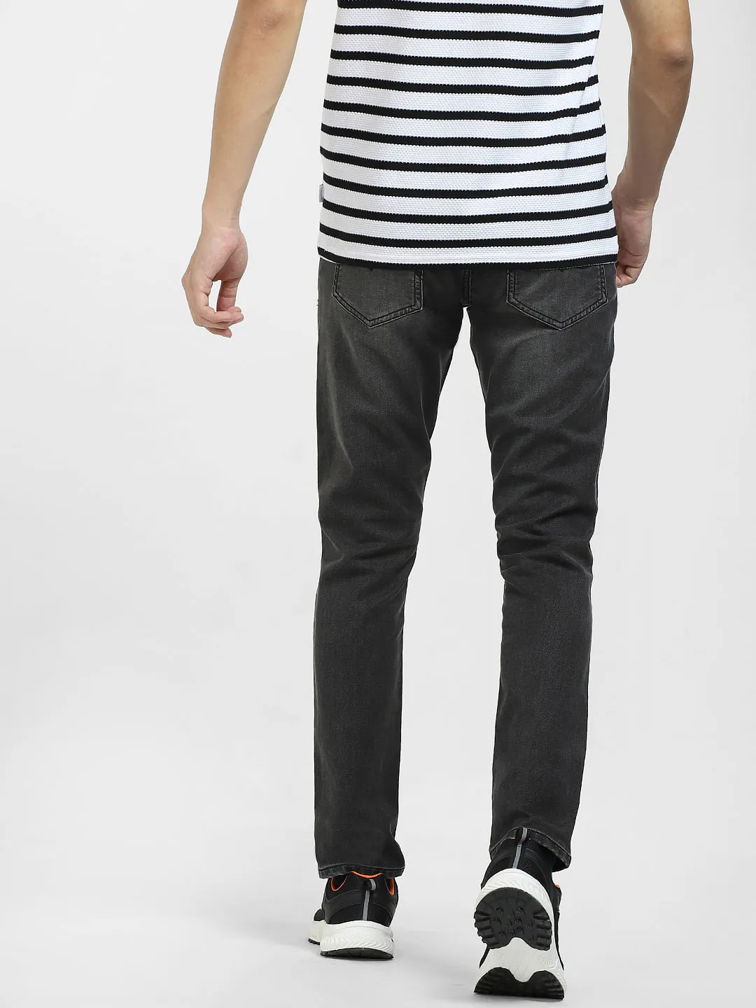 Black Low Rise Glenn Slim Fit Jeans