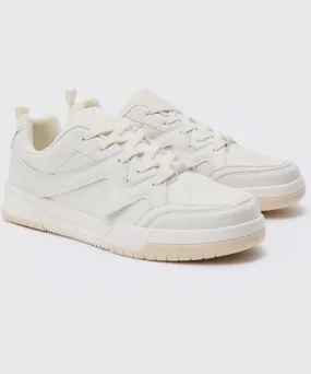 boohooMAN Mens Chunky sneakers In White