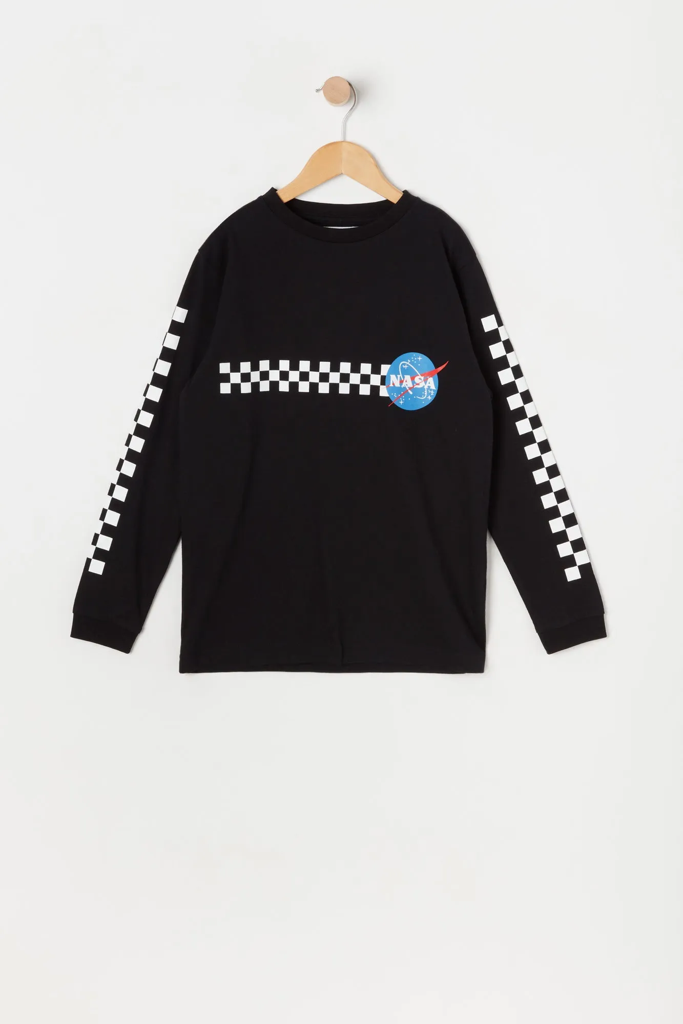 Boys Nasa Graphic Long Sleeve Top