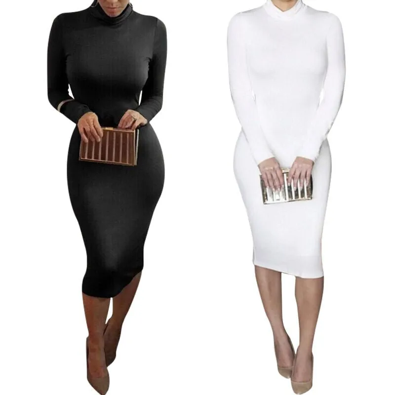 Brief Women's Long Sleeve Bandage Bodycon Dress Party Slim DressesSM6