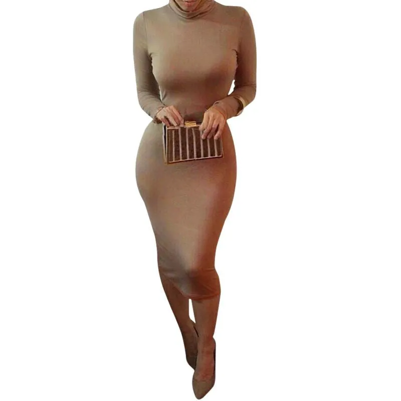 Brief Women's Long Sleeve Bandage Bodycon Dress Party Slim DressesSM6