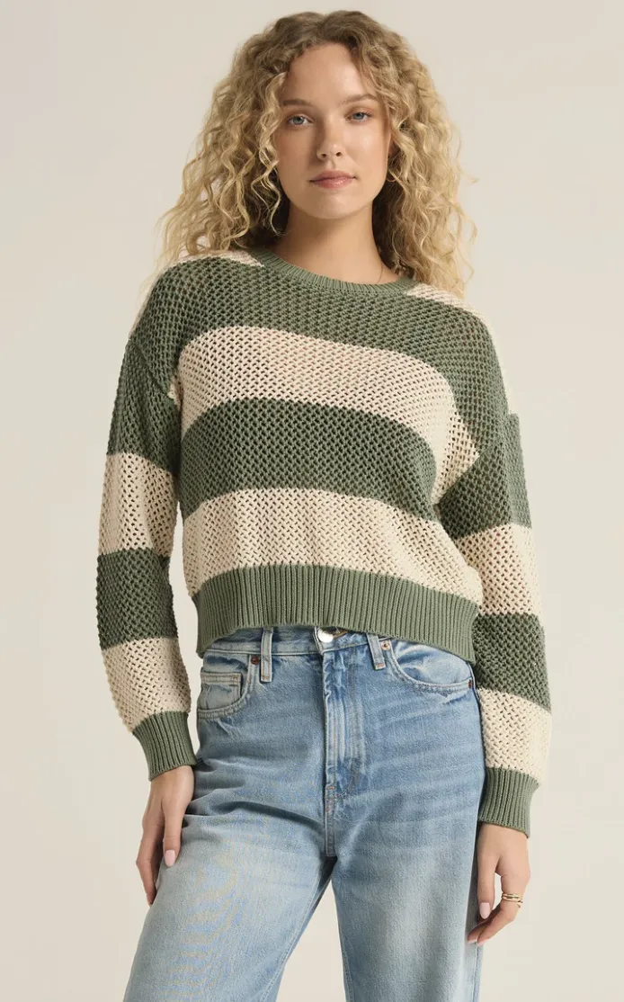 BROADBEACH STRIPE SWEATER