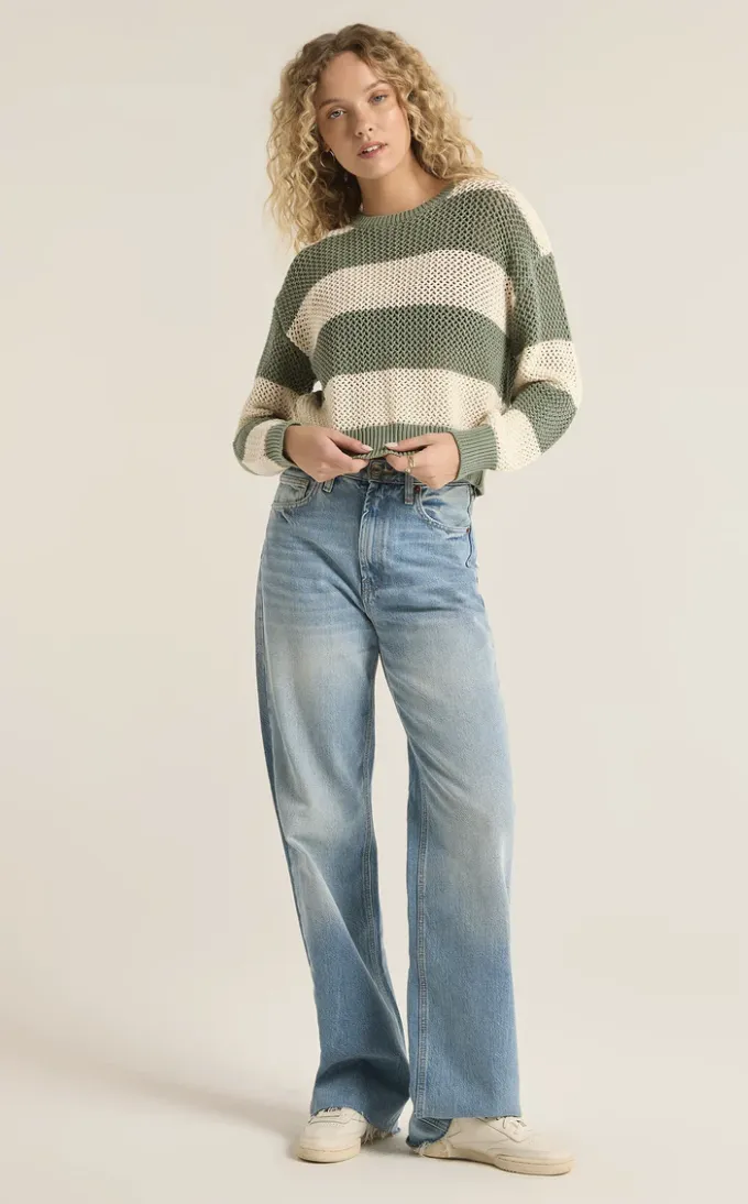 BROADBEACH STRIPE SWEATER