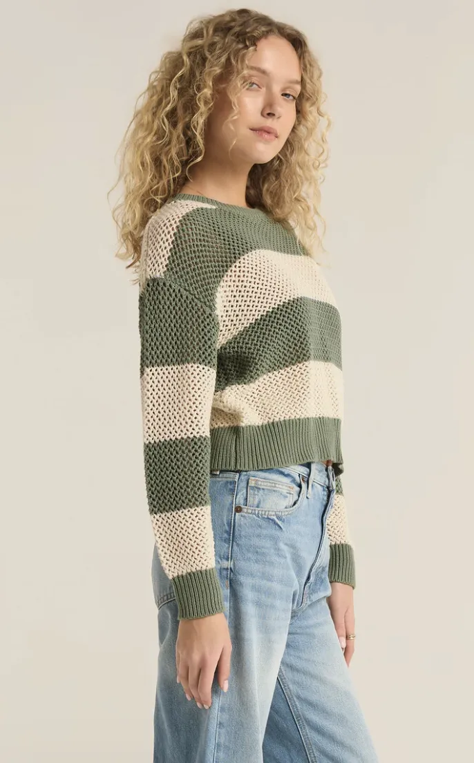 BROADBEACH STRIPE SWEATER