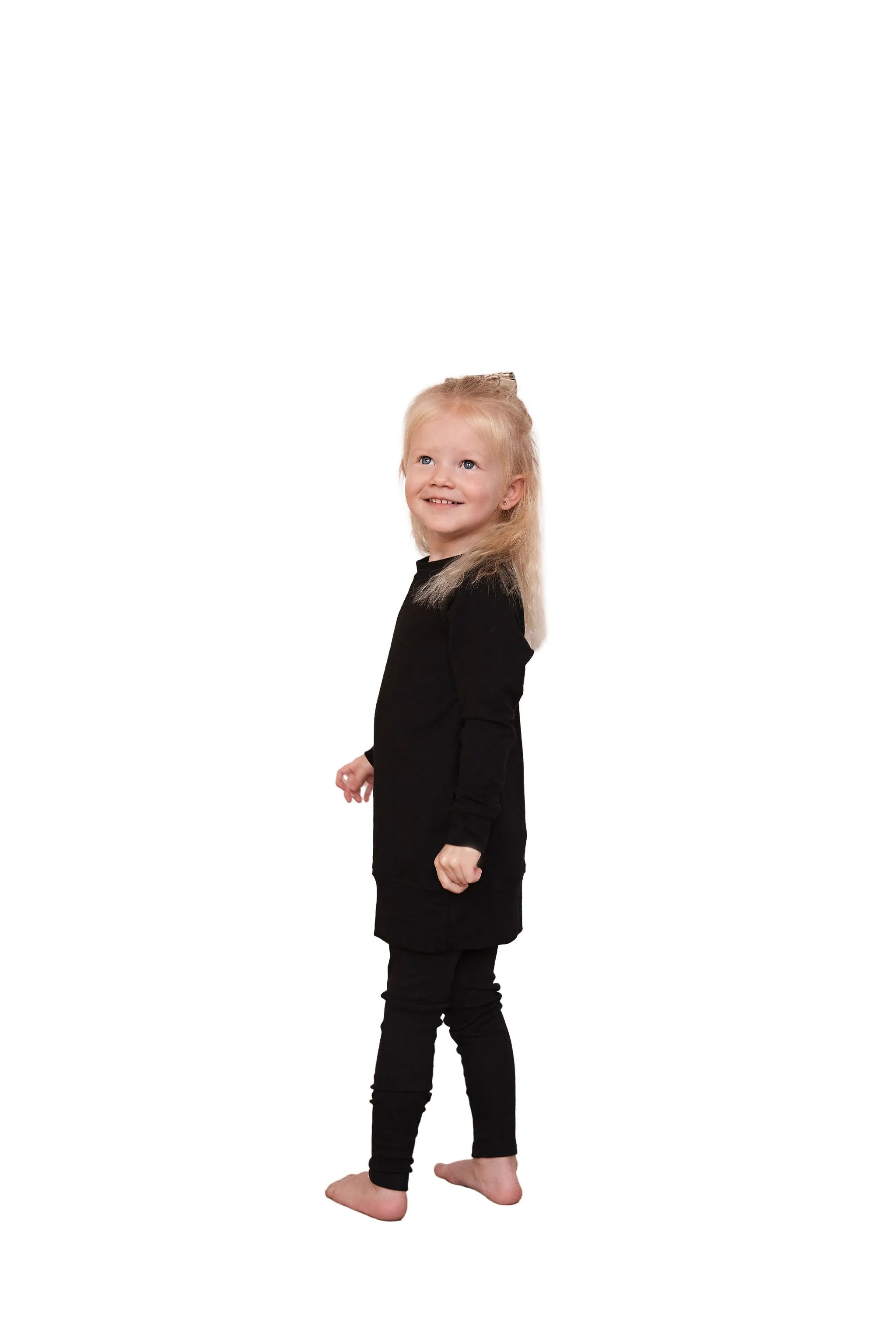 Bryn Sweater Dress - Child in  'Shadow'- Ready to Ship