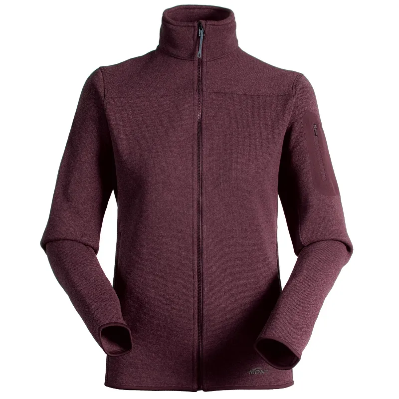 Burgundy Fleece Jacket - William Jacket