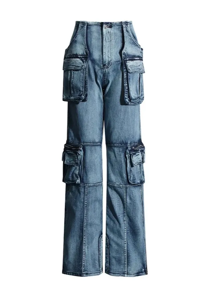 Camilla Patchwork Denim Cargo