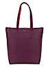 Campo Marzio Cameron Plum Faux Leather Vertical Tote Bag