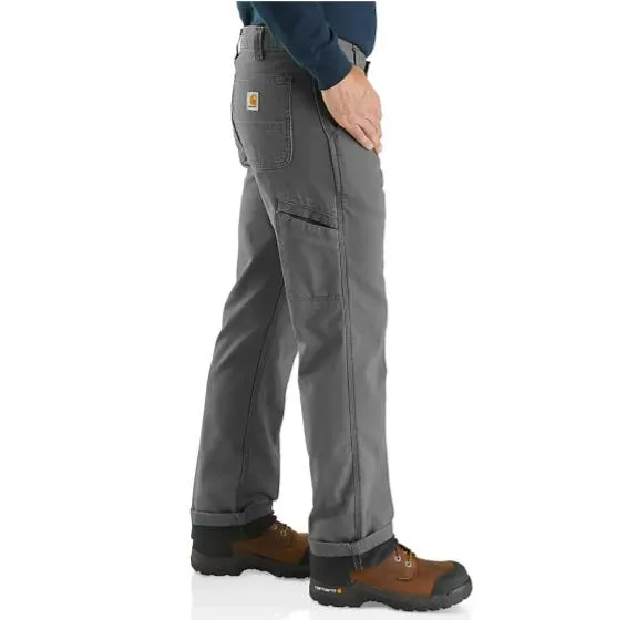 Carhartt Pants Rugged Flex Relaxed Fit Canvas Flannel-Lined Utility Work (Men’s)