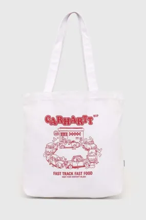 Carhartt WIP handbag Canvas Graphic Tote white color I031597.27PXX