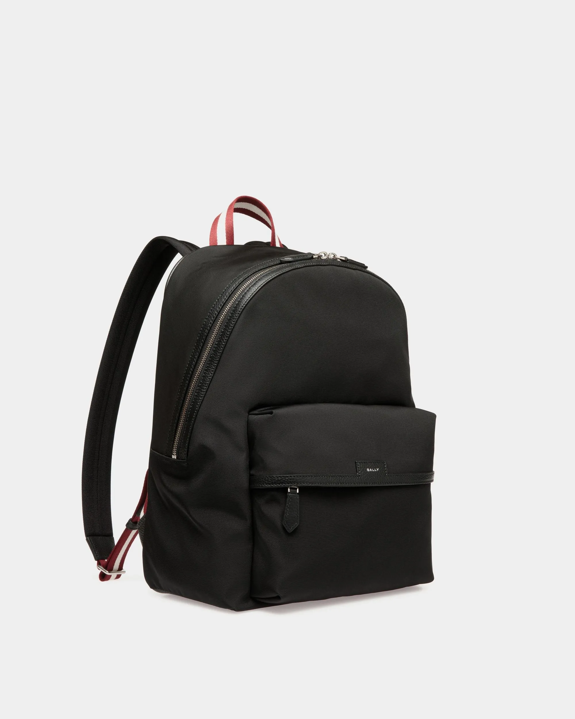 Code Backpack in Black Nylon 