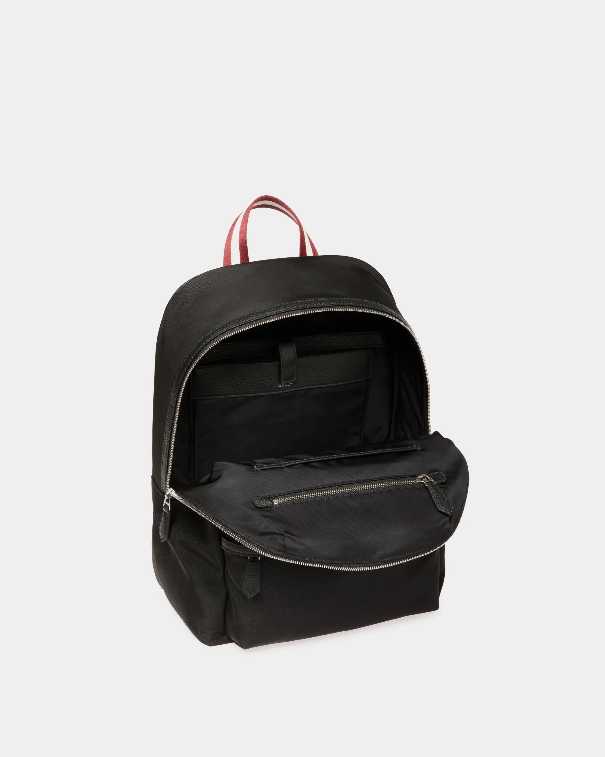 Code Backpack in Black Nylon 