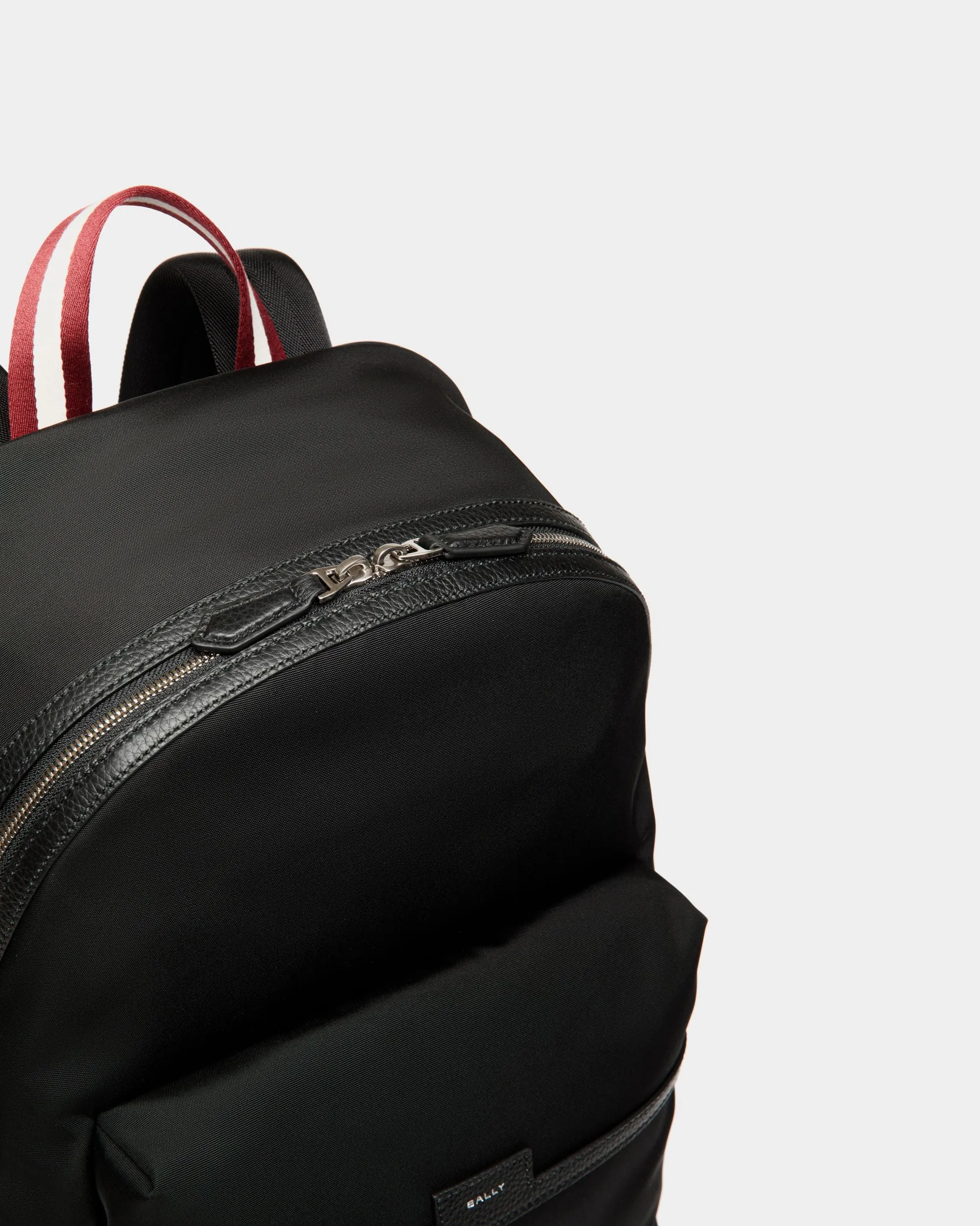 Code Backpack in Black Nylon 