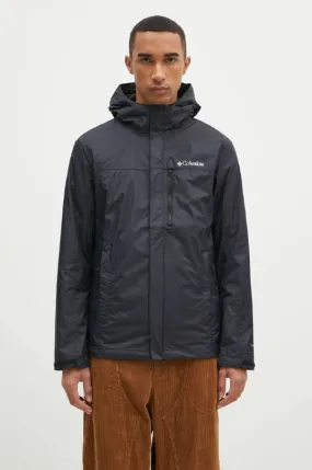 Columbia outdoor jacket Pouring Adventure II black color