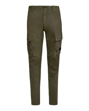 C.P. Company Pantalon cargo Stretch Sateen Ergonomic Fit Ivy Green