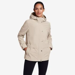 Eddie Bauer Women's Rainfoil Storm Waterproof Rain Jacket - Grey