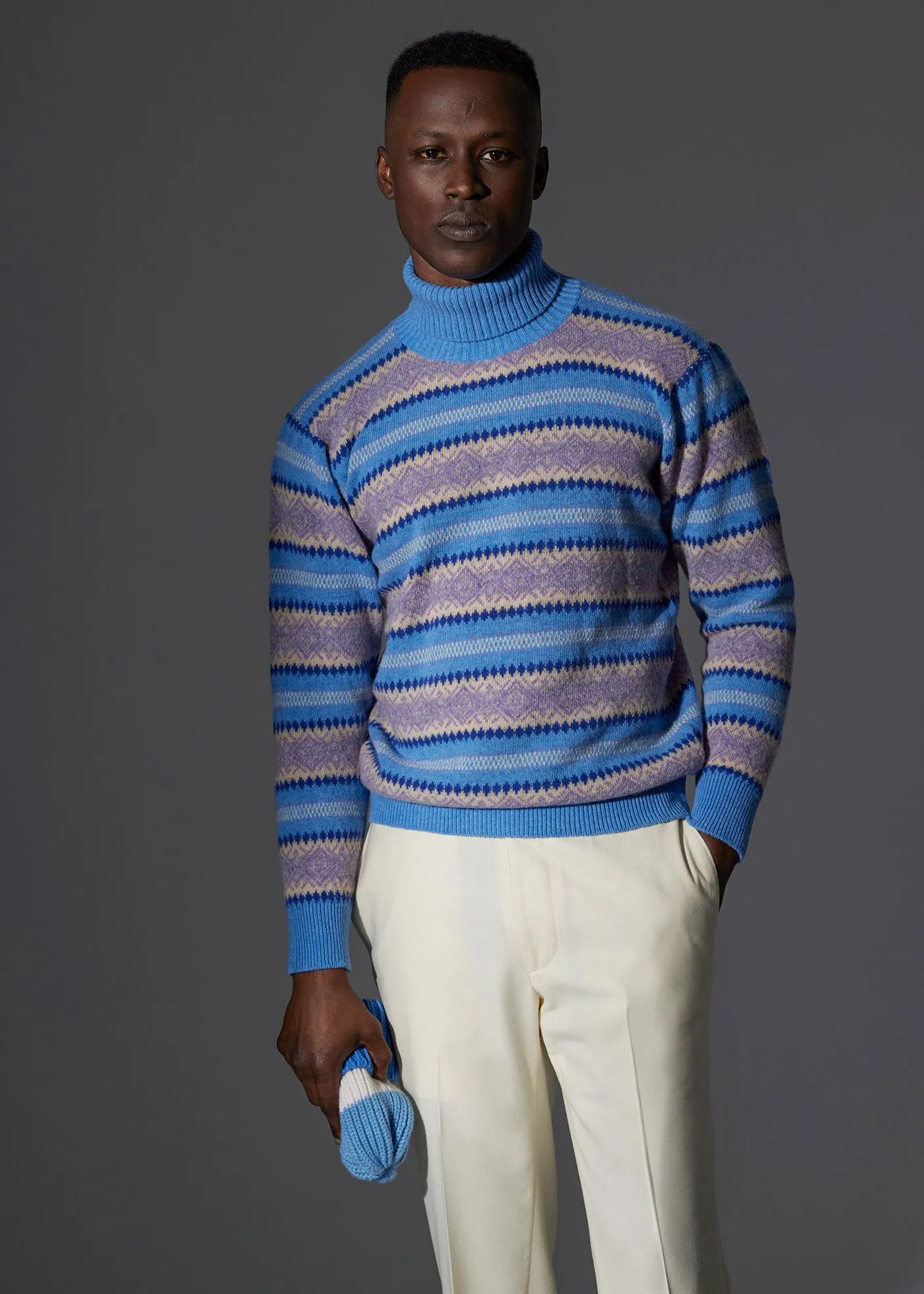 Fair Isle Wool Turtleneck