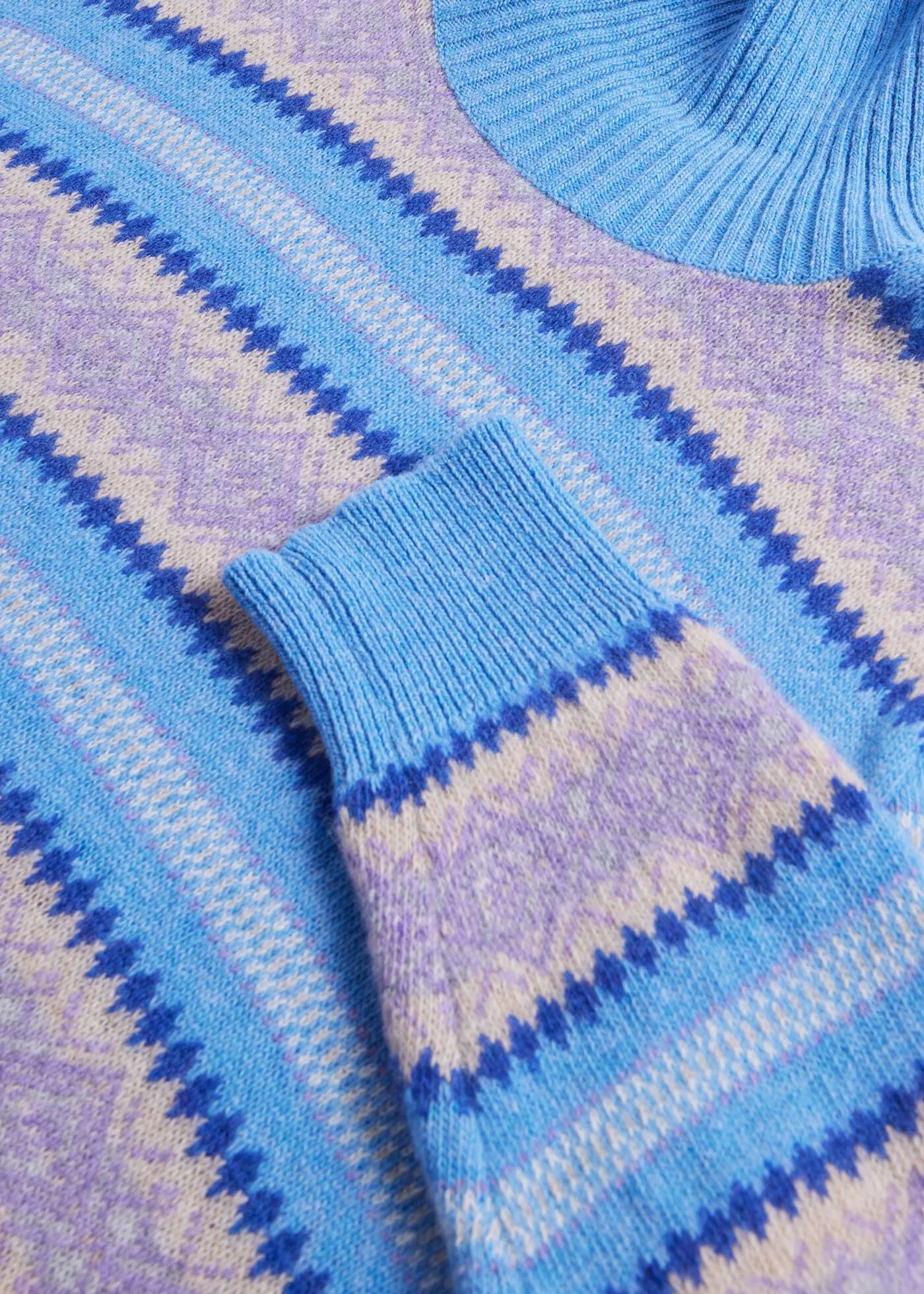 Fair Isle Wool Turtleneck