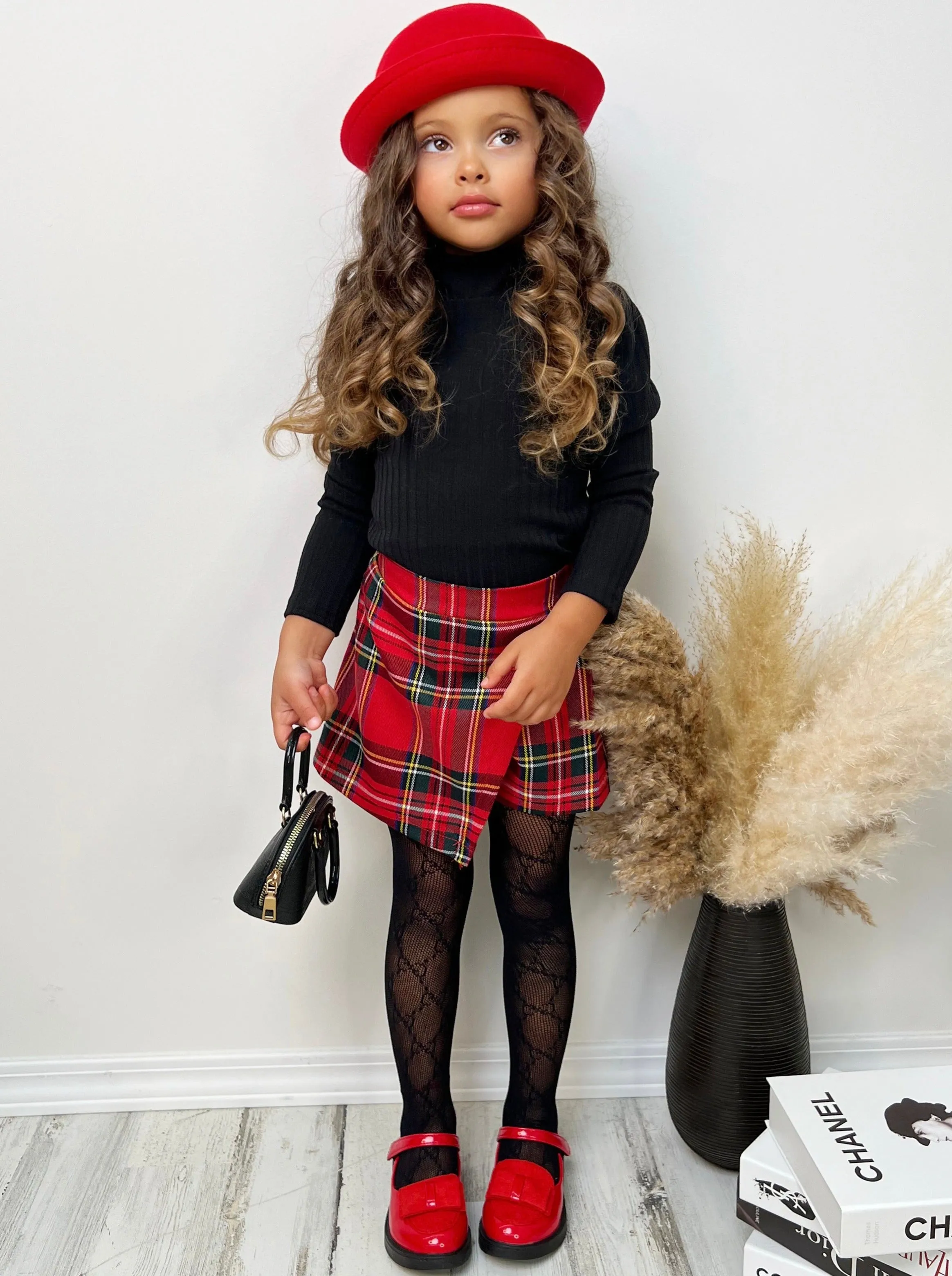 Fashion Goals Plaid Skort Set