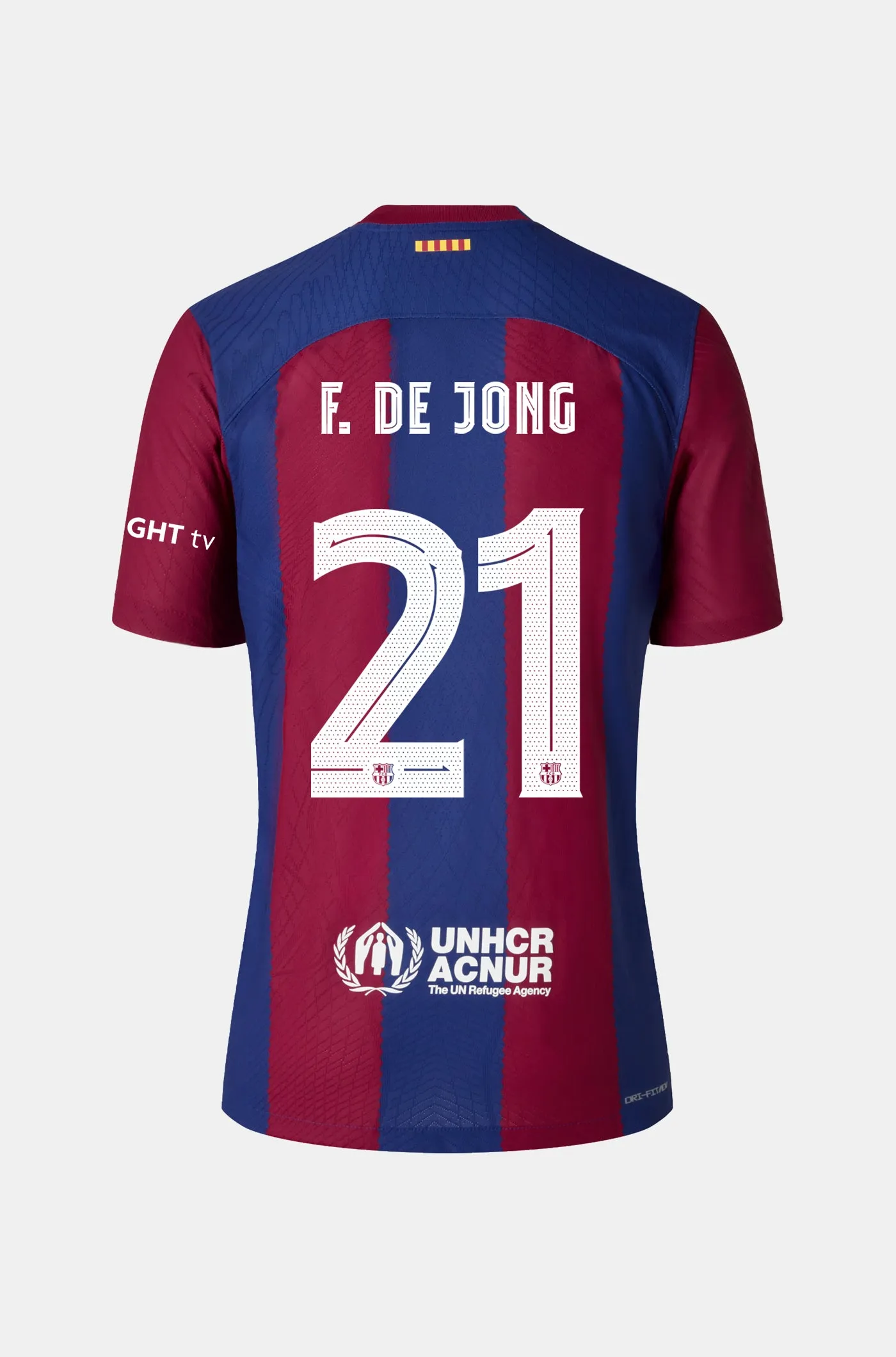 FC Barcelona home shirt 23/24 - Long-sleeve Player's Edition - F. DE JONG