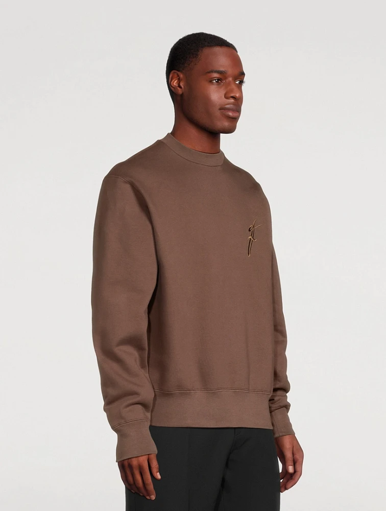 FERRAGAMO Brushed Logo Sweater