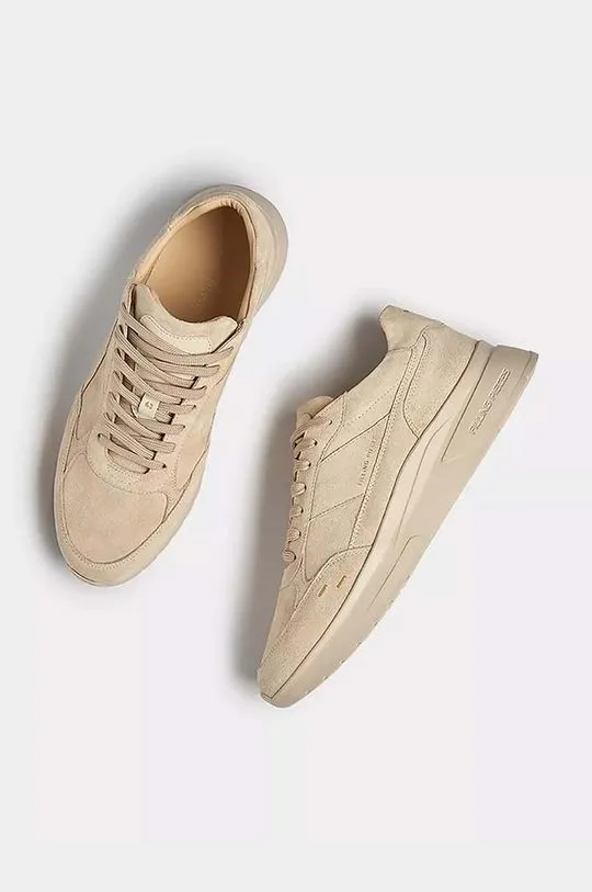 Filling Pieces suede sneakers Jet Runner Suede beige color 58122791990