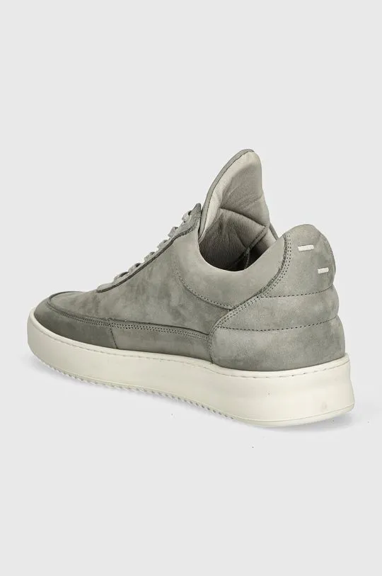 Filling Pieces suede sneakers Low Top Ripple Nubuck gray color 10122841878