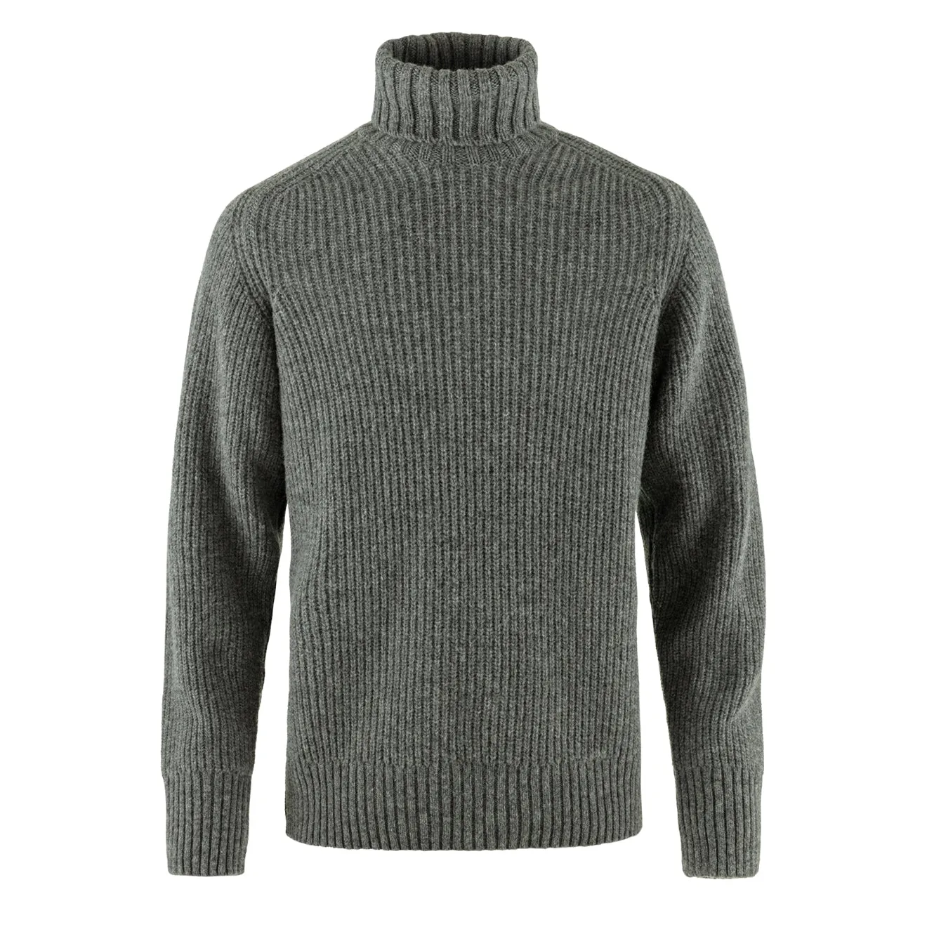 Fjallraven Ovik Roller Neck Sweater Grey Melange