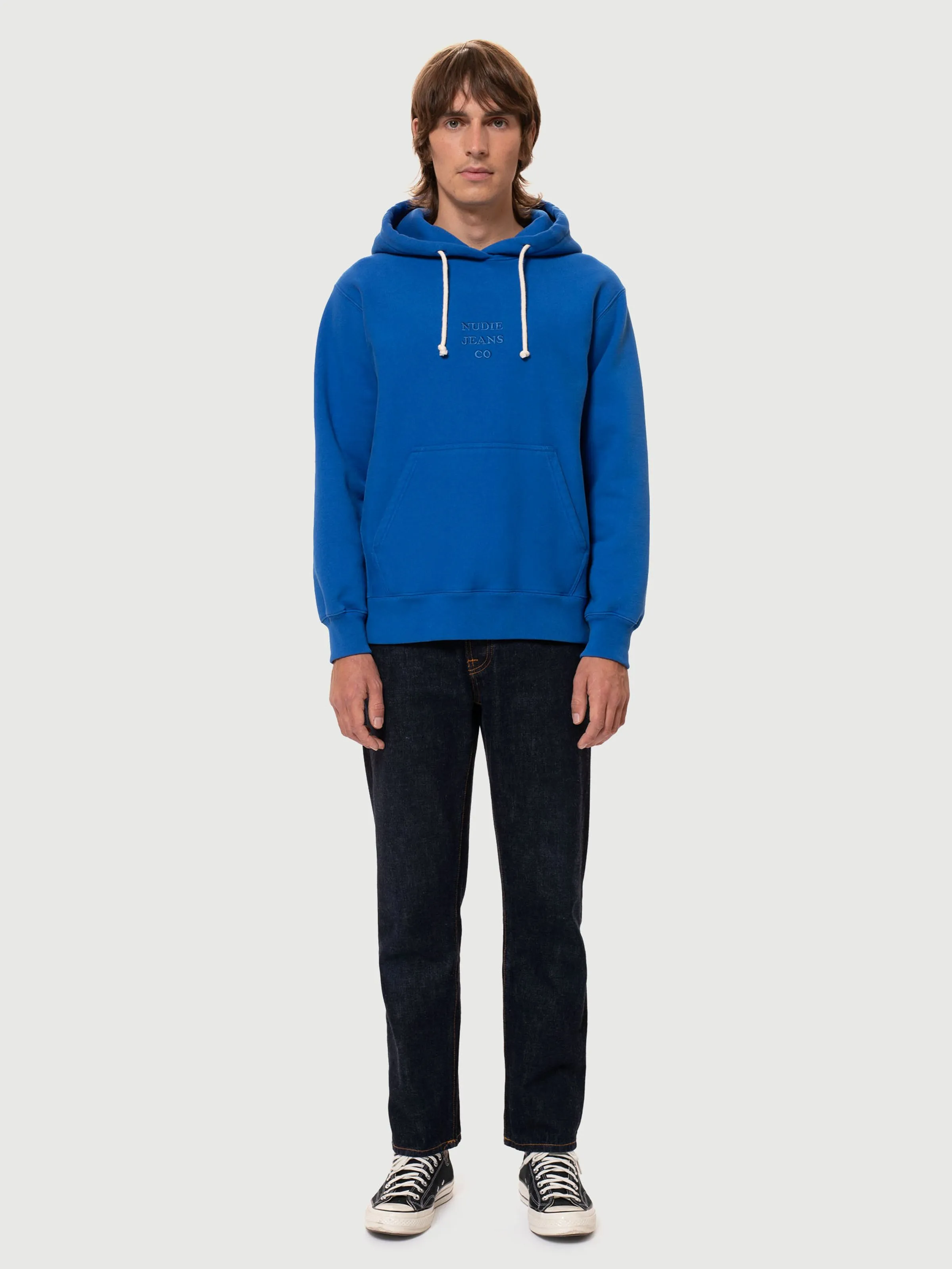 Fredrik Hoodie NJCO70 Azure