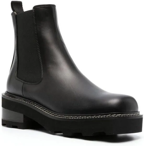 Gabriela Hearst Jil leather chelsea boot Black