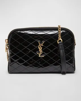 Gaby YSL Mini Crossbody Bag in Quilted Patent Leather