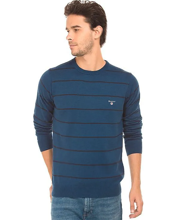 Gant Crew Neck Striped Sweater