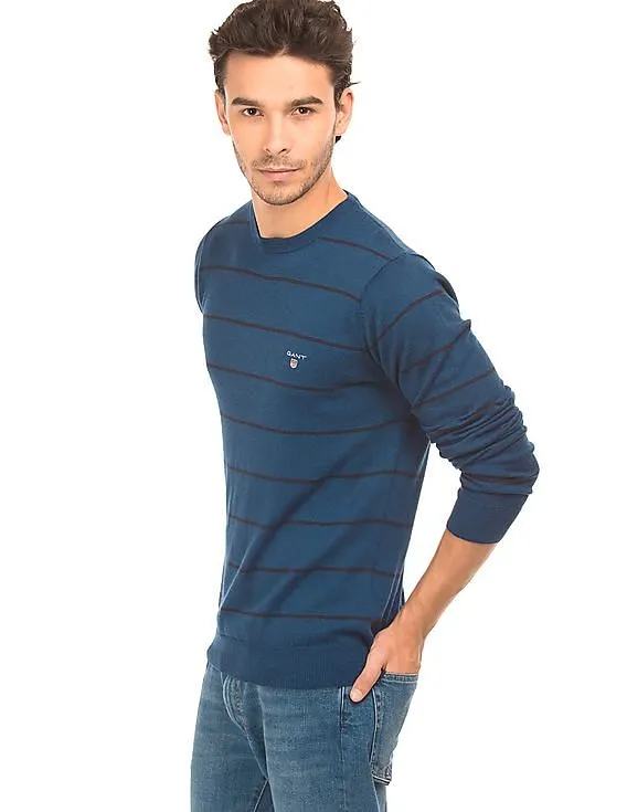 Gant Crew Neck Striped Sweater