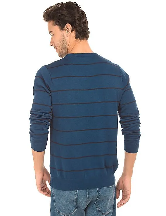 Gant Crew Neck Striped Sweater