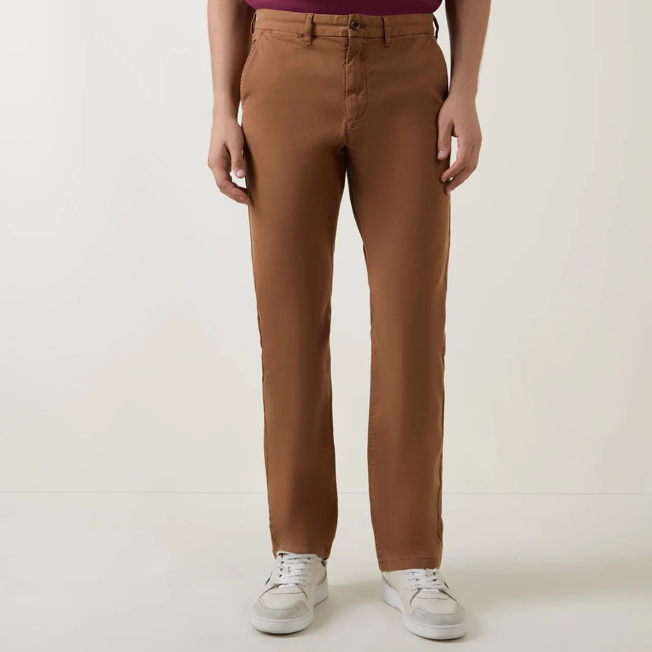 GANT Dobby Structure Leg Chinos - Tan