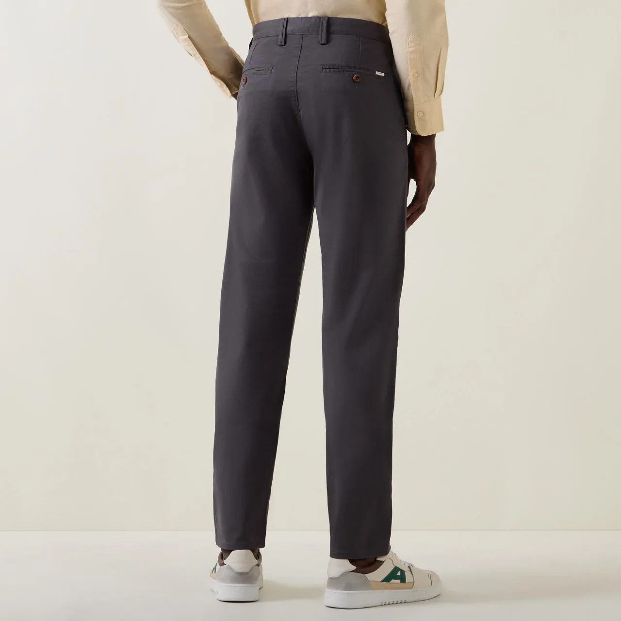 GANT Twill Regular Fit Chinos - Dark Grey