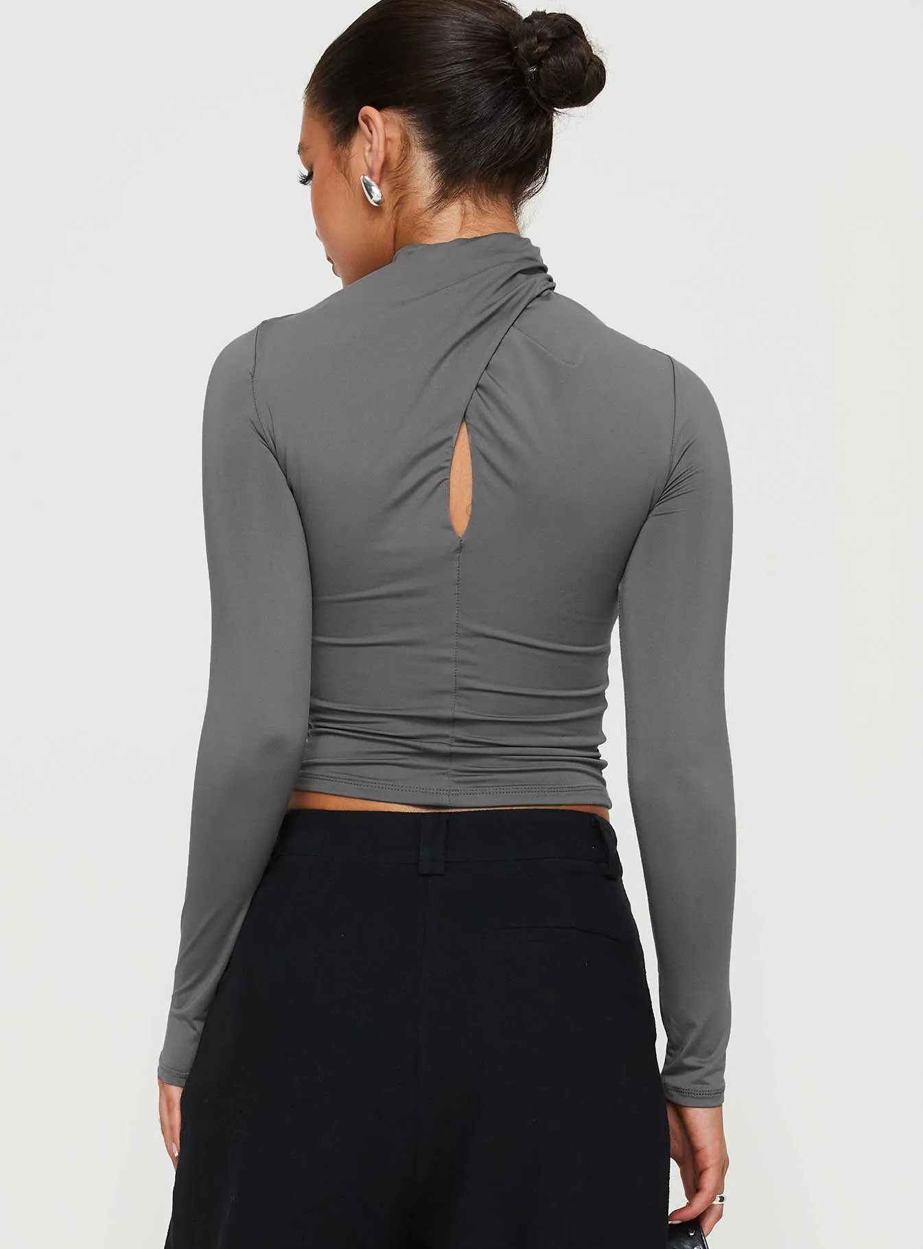 Ganz Long Sleeve Top Grey