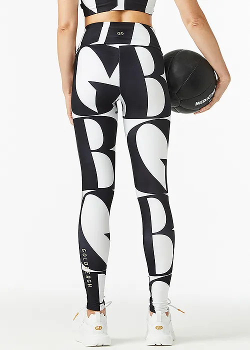 Goldbergh Jordyn Black Font Leggings ()