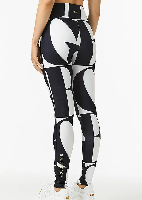 Goldbergh Jordyn Black Font Leggings ()