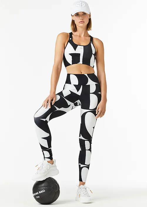 Goldbergh Jordyn Black Font Leggings ()